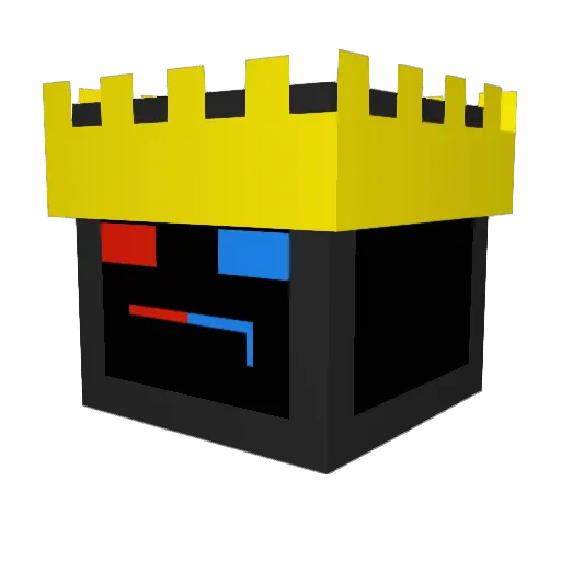 Beastval Minecraft avatar head, 3D render