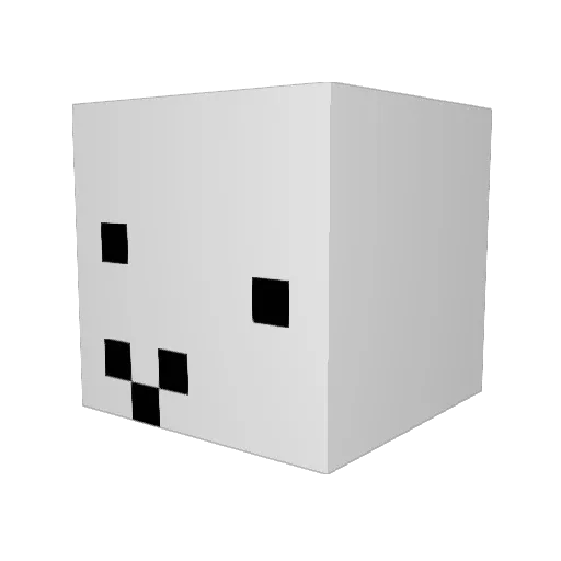 BeatBoy124 Minecraft avatar head, 3D render