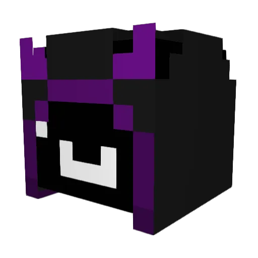 Beatdargon Minecraft avatar head, 3D render