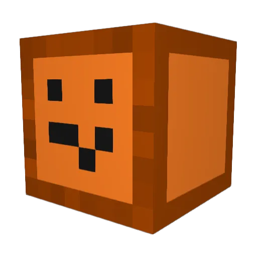 Beati Minecraft avatar head, 3D render