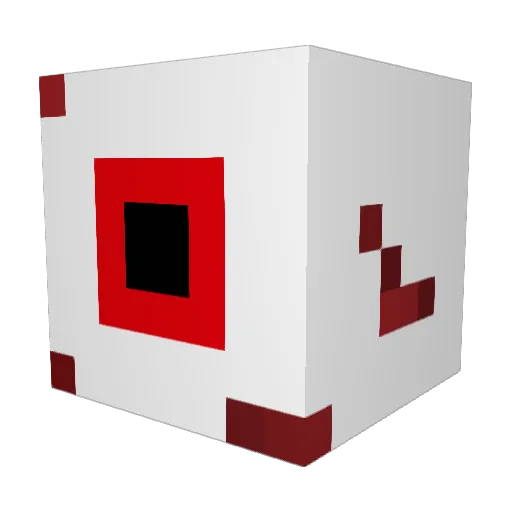 Beatles325 Minecraft avatar head, 3D render