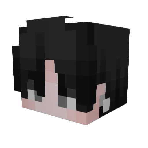 Beatnick1 Minecraft avatar head, 3D render