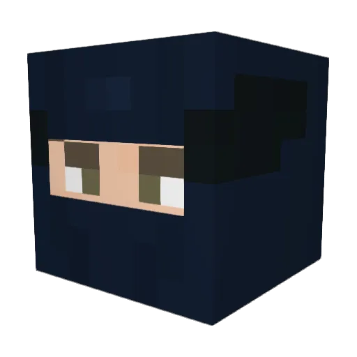 Beatstar3 Minecraft avatar head, 3D render