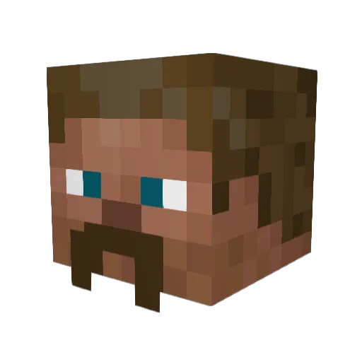 BeauBeauFett616 Minecraft avatar head, 3D render