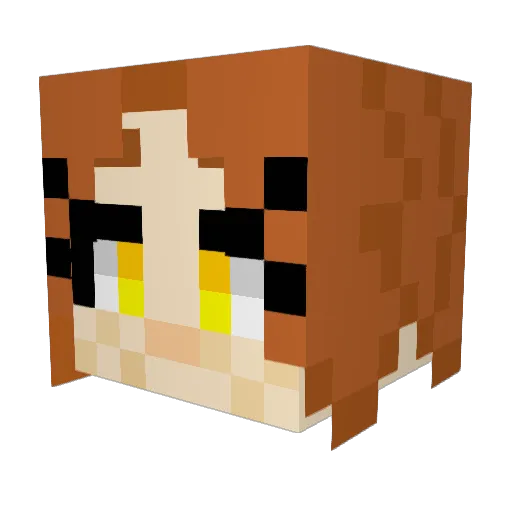 BeauNer4554 Minecraft avatar head, 3D render