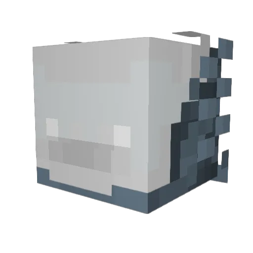 Beau_TheHyena Minecraft avatar head, 3D render
