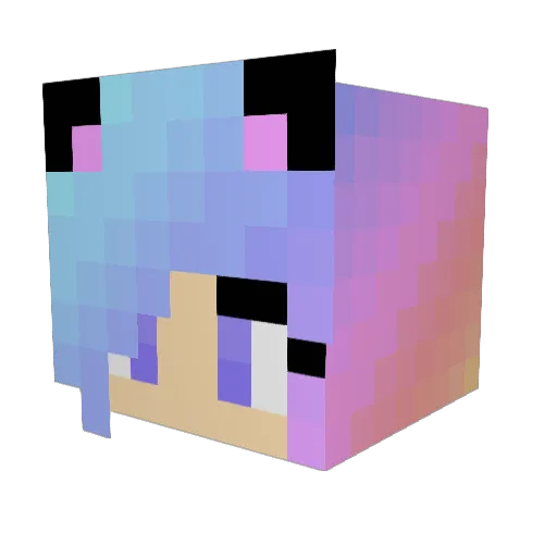 Beautiful_Sin Minecraft avatar head, 3D render