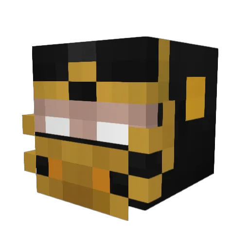 Beautyrose49 Minecraft avatar head, 3D render