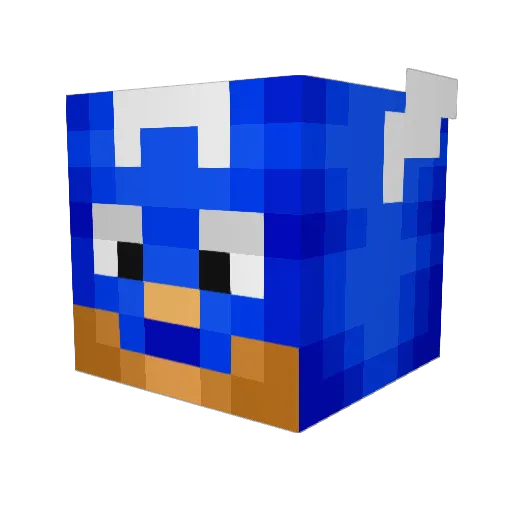 Beauzar98 Minecraft avatar head, 3D render