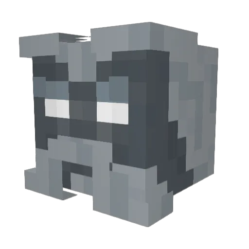 Beaver416 Minecraft avatar head, 3D render