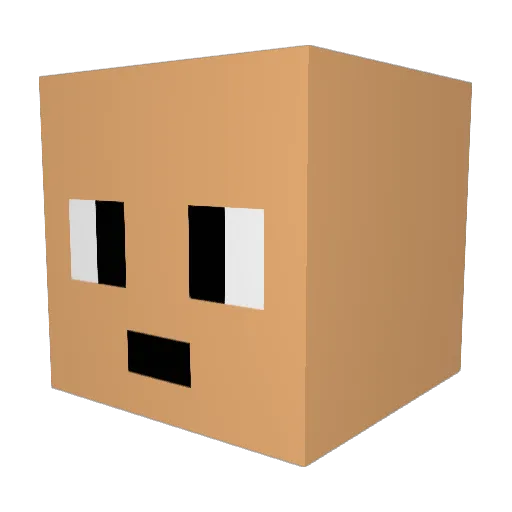 BeaverKn1ght Minecraft avatar head, 3D render