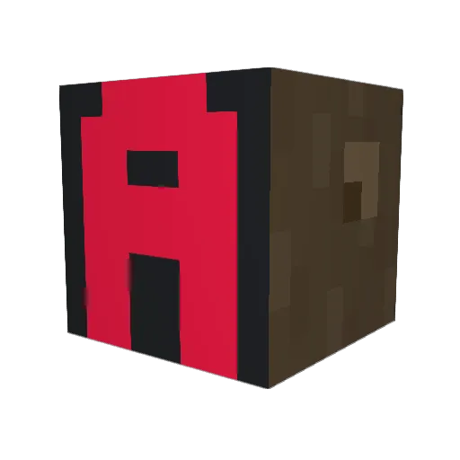 BeaverSquad_8 Minecraft avatar head, 3D render