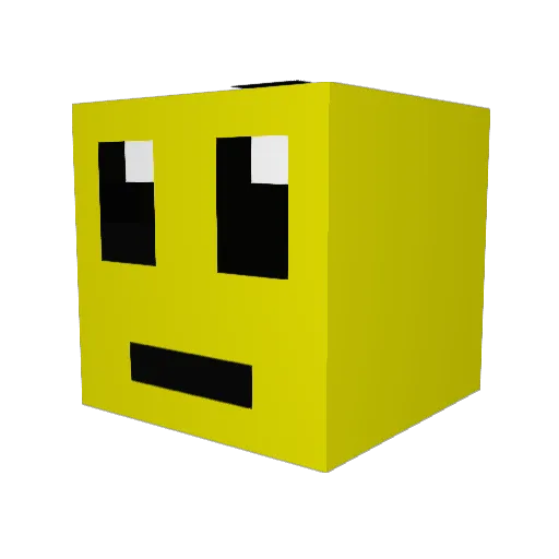 Beavis0725 Minecraft avatar head, 3D render