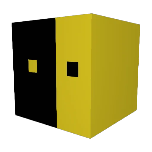 Bebeluga2 Minecraft avatar head, 3D render