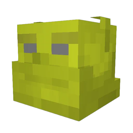 Bebra2266 Minecraft avatar head, 3D render