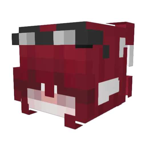 BecauseAlice Minecraft avatar head, 3D render