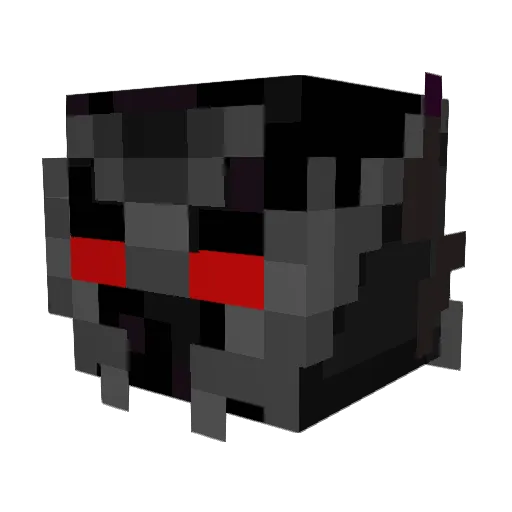 BecomeEthereal Minecraft avatar head, 3D render