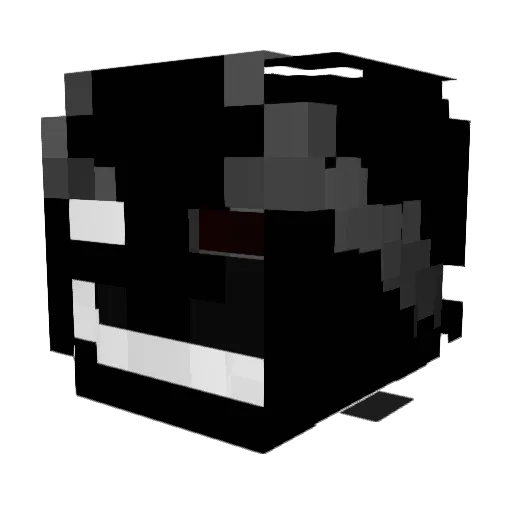 Beconomic Minecraft avatar head, 3D render