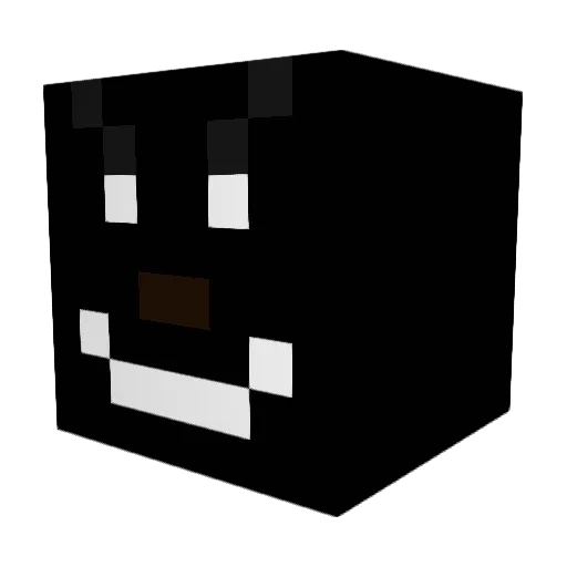 Becooldy Minecraft avatar head, 3D render