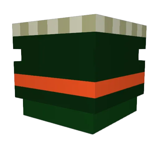 BedBoyHalo Minecraft avatar head, 3D render