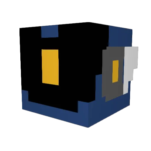 BedFarter Minecraft avatar head, 3D render