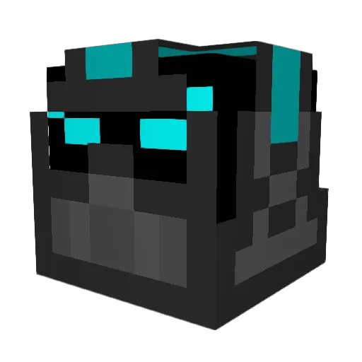 BedrockCracker Minecraft avatar head, 3D render
