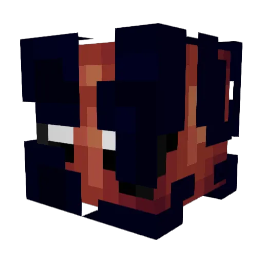 BedrockForPrez Minecraft avatar head, 3D render
