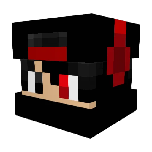 BedrockKoke Minecraft avatar head, 3D render