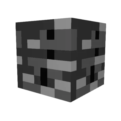 Bedrock_Bedrich Minecraft avatar head, 3D render