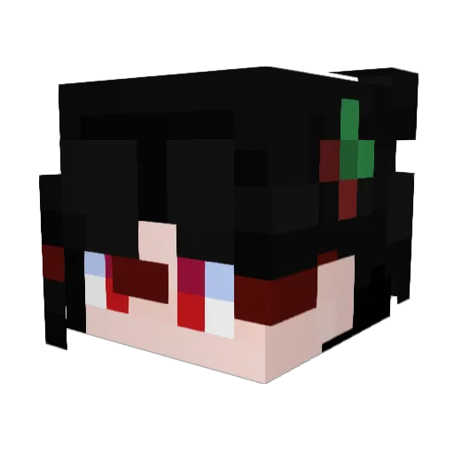 BedsideGoose Minecraft avatar head, 3D render