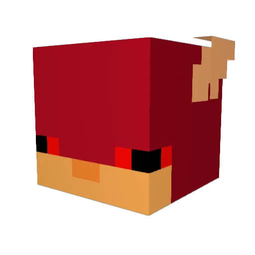 BedtimeBestTime Minecraft avatar head, 3D render
