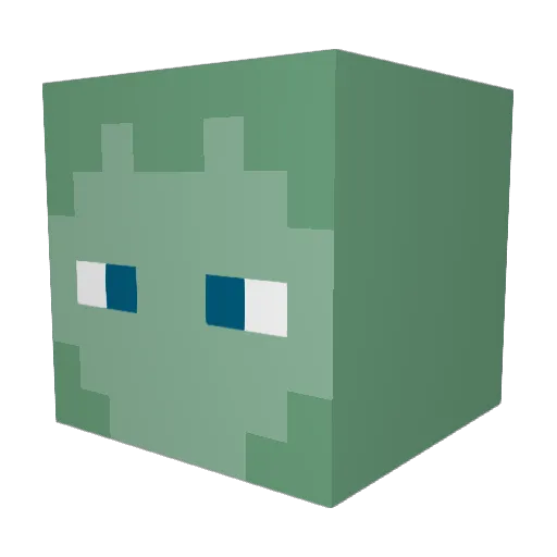 Bee642 Minecraft avatar head, 3D render