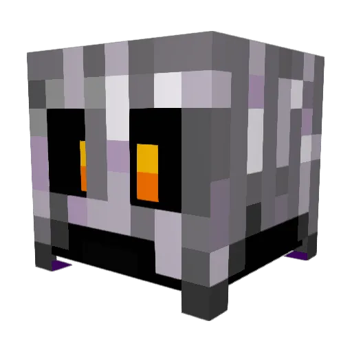 BeeBellBoop Minecraft avatar head, 3D render