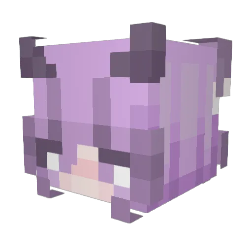 BeeLeague Minecraft avatar head, 3D render