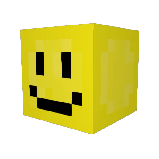 BeeSpear Minecraft avatar head, 3D render