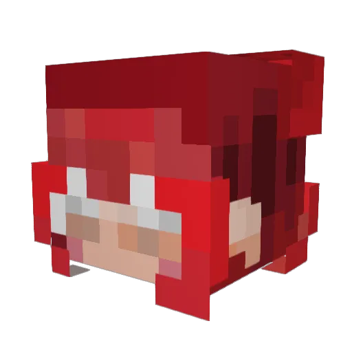 BeeTiers Minecraft avatar head, 3D render