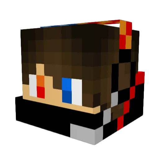 Bee_1210 Minecraft avatar head, 3D render