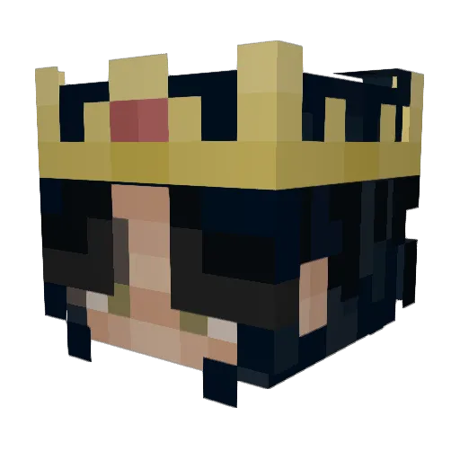 Bee_255 Minecraft avatar head, 3D render