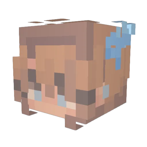 Bee_Sand Minecraft avatar head, 3D render