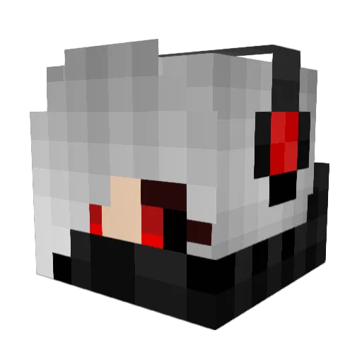 Bee_onca Minecraft avatar head, 3D render
