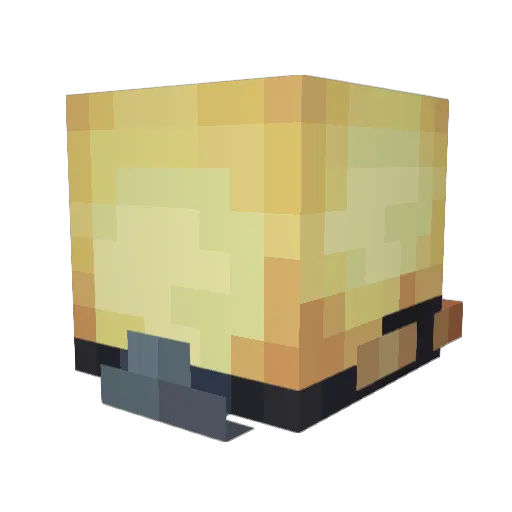 Beebenzz Minecraft avatar head, 3D render