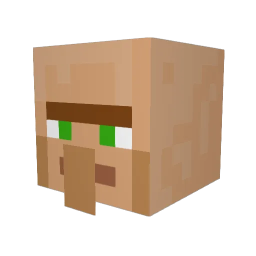 Beebz9717 Minecraft avatar head, 3D render