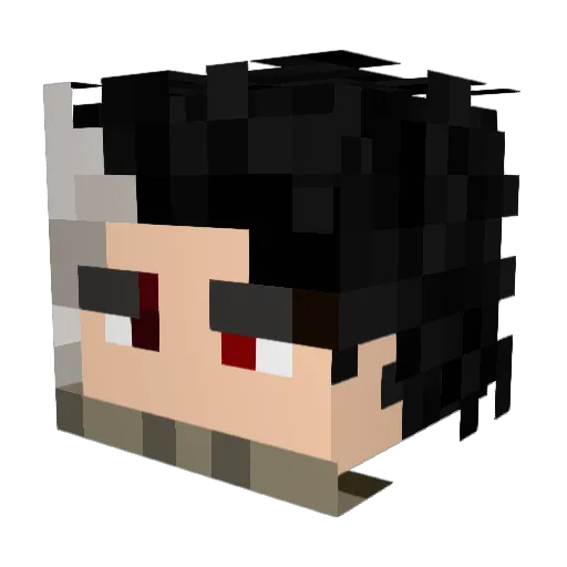 Beechy02 Minecraft avatar head, 3D render