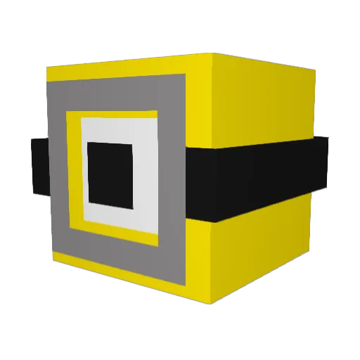 Beedoo68 Minecraft avatar head, 3D render