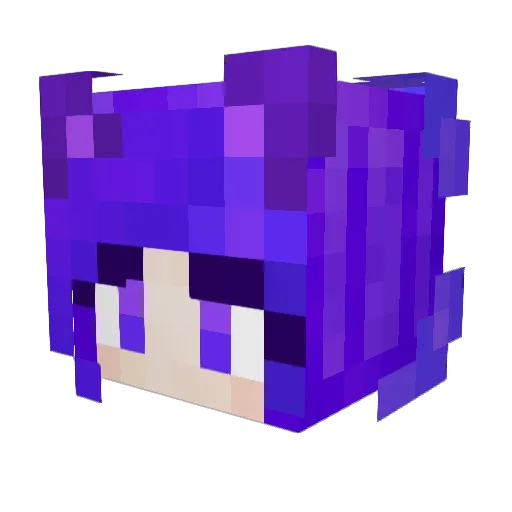 Beeeaautyy2124 Minecraft avatar head, 3D render