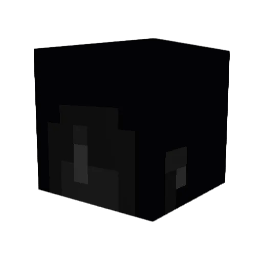 Beeeedie Minecraft avatar head, 3D render