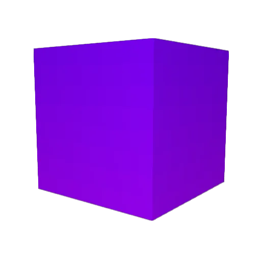 Beeelel Minecraft avatar head, 3D render