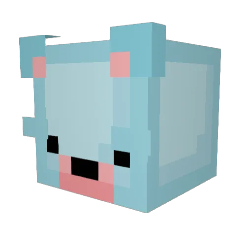 BeefBurito Minecraft avatar head, 3D render