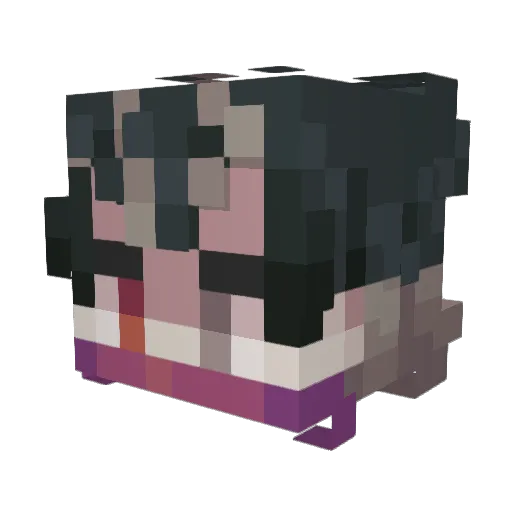 BeefCakeBill Minecraft avatar head, 3D render