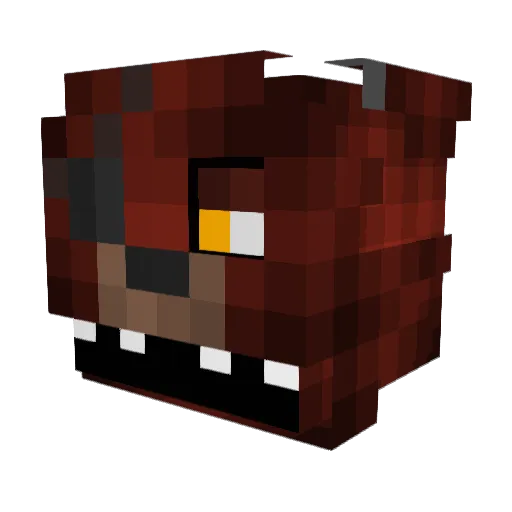 BeefHero Minecraft avatar head, 3D render